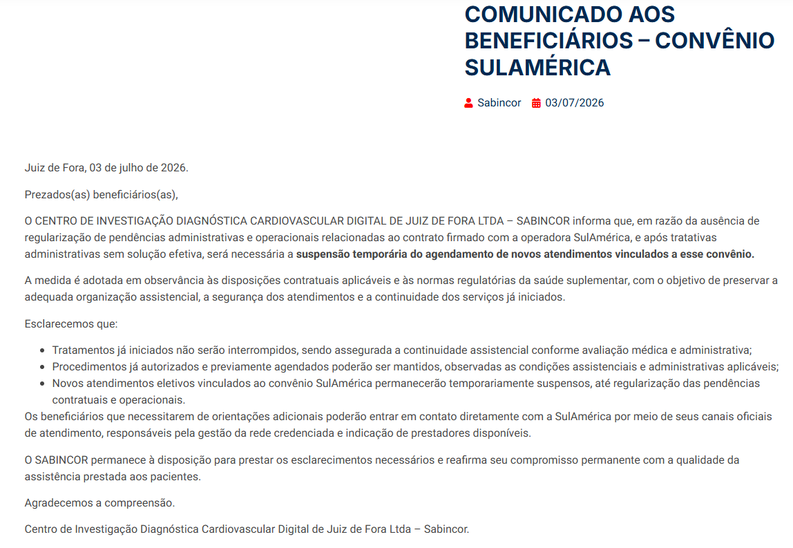 Comunicado